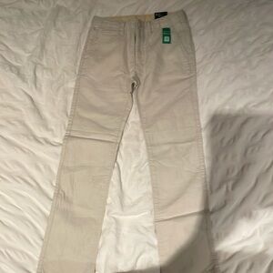 NWT boys size 10 cream linen pants by GAP